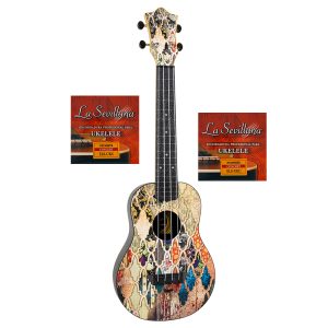 UKELELE FLIGHT TUC-40GRA. 2 SETS ELS-UKC