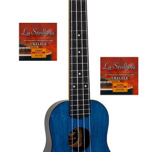 UKELELE FLIGHT TUSL-35BL + 2 SET ELS-UKC