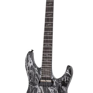 GUITARRA SCHECTER EL. C-1 FR-S SILVER M.