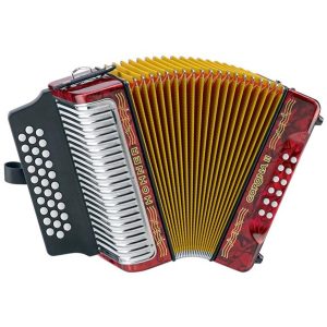 ACORDEON HOHNER BOTONES   CORONA II ADG