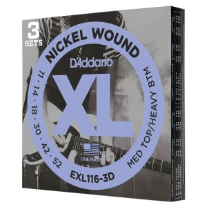 ENCORDADURA DADDARIO MOD. EXL116 3-PACK
