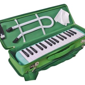 Maxima Sr-32sfgrn Melodica Escolar Verde 32 Teclas Y Estuche