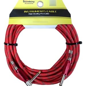 Cable Forrado Para Instrumento De 6 Metros Soundking Bjj033