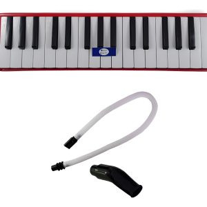 Melódica Escolar 32 Teclas Color Rojo Con Estuche Rigido