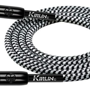Cable De Instrumento Kirlin Premium Tela Gris 3mts