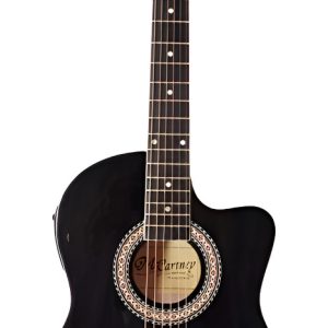 Guitarra Electroacustic Mccartney Cg-851 Para Diestros Negra