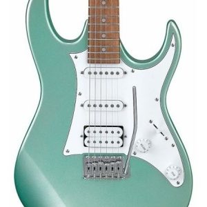 Guitarra Eléctrica Ibanez Rg Gio Grx40 De Álamo Metallic Light Green Con Diapasón De Jatobá