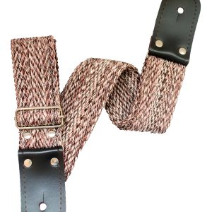 Espinozeta Kidam Strap/tahali Para Guitarra O Bajo Color Natural/café