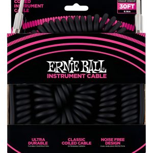 Cable Ernie Ball Espiralado Plug Coiled Instrument