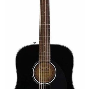 Guitarra Acústica Fender Classic Design Cc-60s Para Diestros Black Brillante