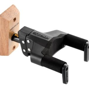 Hercules Gsp38wb Soporte Para Guitarra De Pared Color Negro