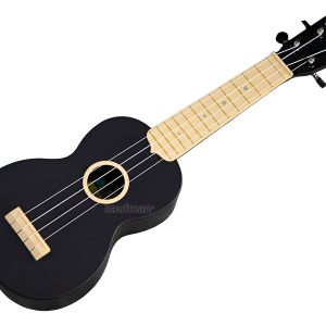 Ukulele Soprano Abs Sumergible Todo Terreno Con Funda Color Negro