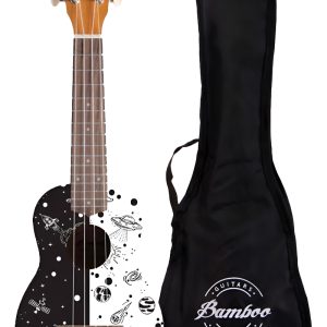 Ukelele Bamboo Nueva Generación Soprano Galactica Con Funda