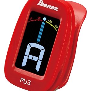Ibanez Pu3 Afinador Clip Cromatico Encendido Automatico Color Rojo
