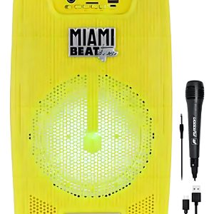 Bafle Amplificado 6.5 Fussion Tws Bluetooth Colores Color Amarillo