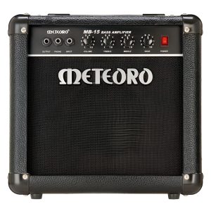 Amplificador Meteoro Mb 15 Transistor Para Contrabajo De 15w Color Negro