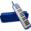 Melodica Escolar 32 Teclas Estuche Rígido De Lona Color Azul
