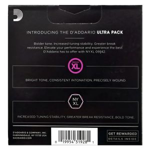 Daddario Ultrapack 2 Encordados Electrica Exl120 + Nyxl0942