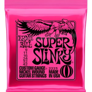 Cuerda De Guitarra Ernie Ball P02223 Super Slinky 009