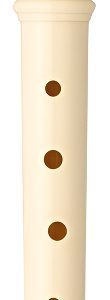 Flauta Dulce Soprano Yamaha Escolar Color Crema
