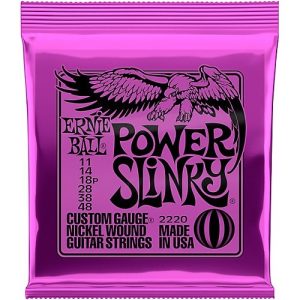 Cuerdas Ernie Ball Power Slinky P/guitarra Electrica, Niquel