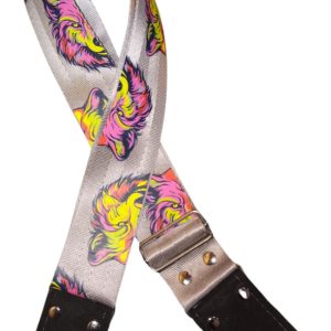 Tahalí Kidam Gris Lobo Para Guitarra Eléctrica/acustica