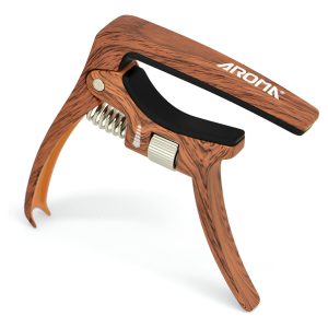 Capo Aroma Para Guitarra Tension Ajustable Madera