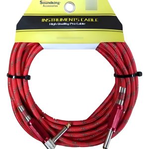 Cable Forrado Para Instrumento De 6 Metros Soundking Bjj033
