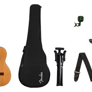 Paquete De Guitarra Acustica Fender Fa-15n  3/4  Natural