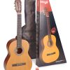 Paquete De Guitarra Acustica Stagg Color Natural, Afinador